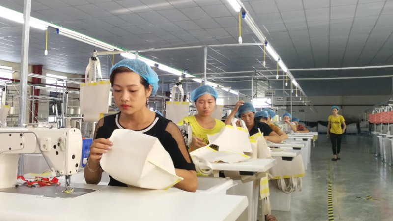 贵宾会vip888越南工厂正式投产实景拍摄